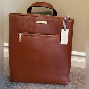 BRAND NEW Katie Loxton Brown Leather Backpack